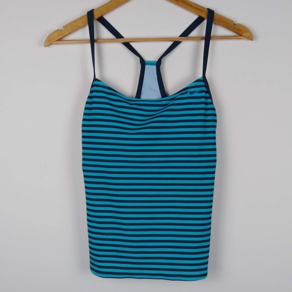 Nike Tops - Nike Stripped Spaghetti Strap Racerback Tank